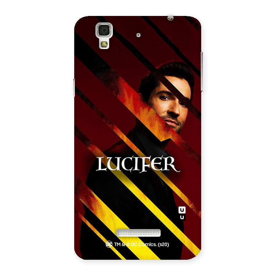 Lucifer Hell Stripes Back Case for YU Yureka Plus