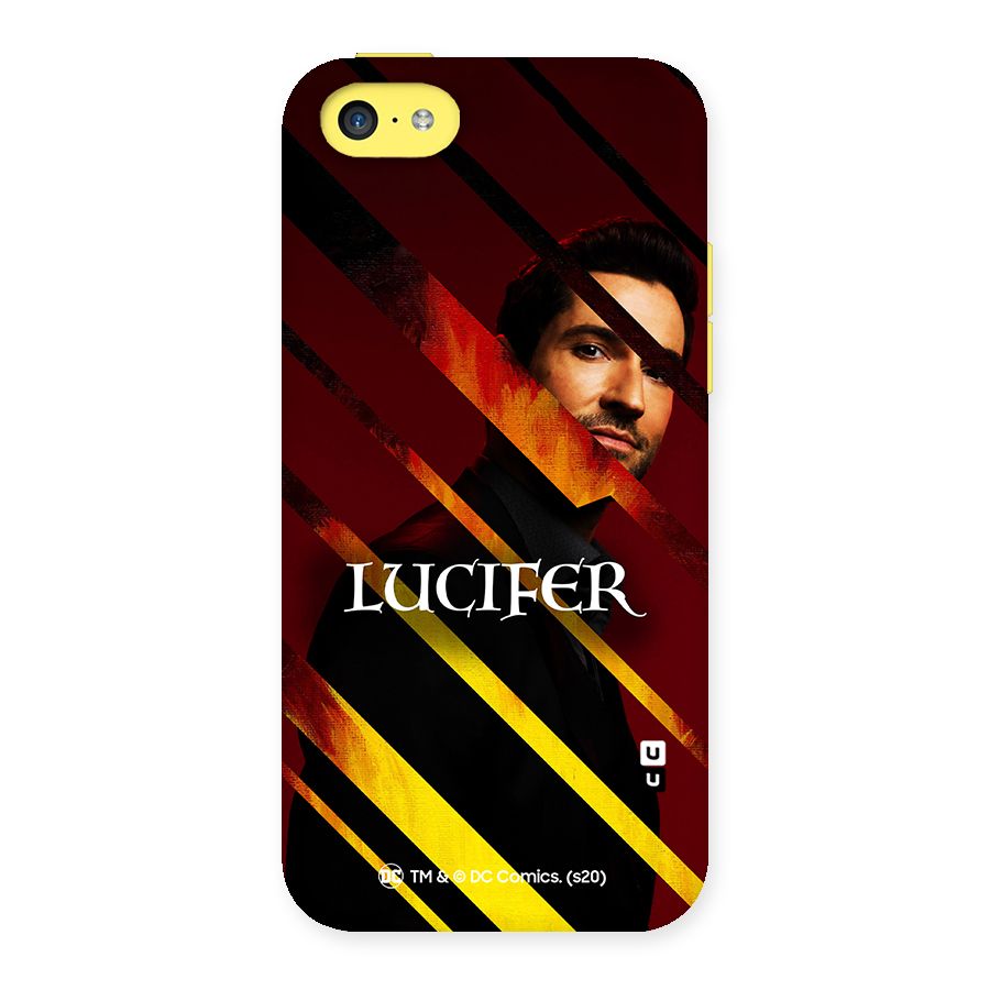 Lucifer Hell Stripes Back Case for iPhone 5C