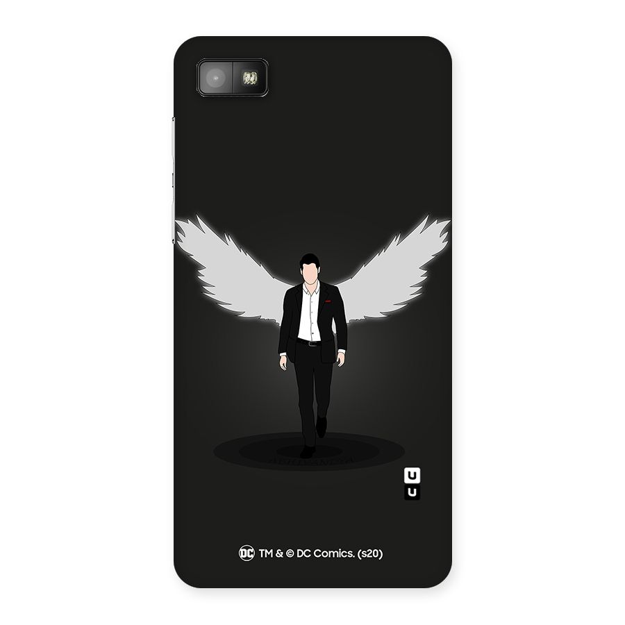 Lucifer Minimalistic Archangel Art Back Case for Blackberry Z10