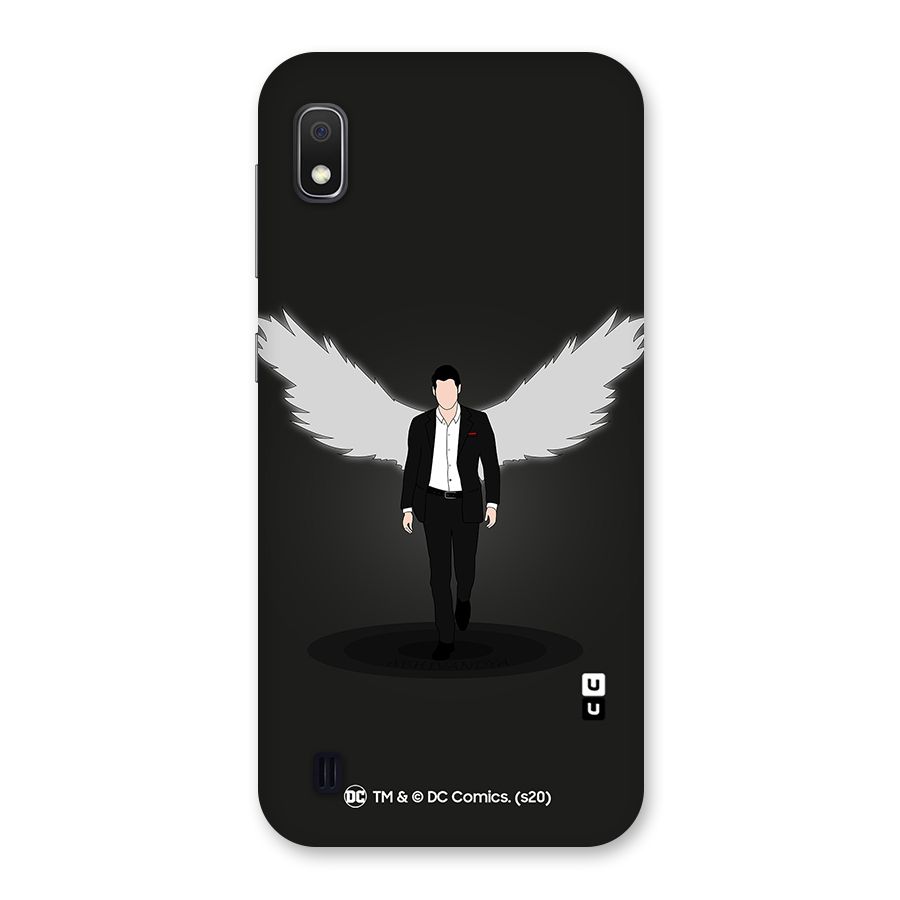 Lucifer Minimalistic Archangel Art Back Case for Galaxy A10