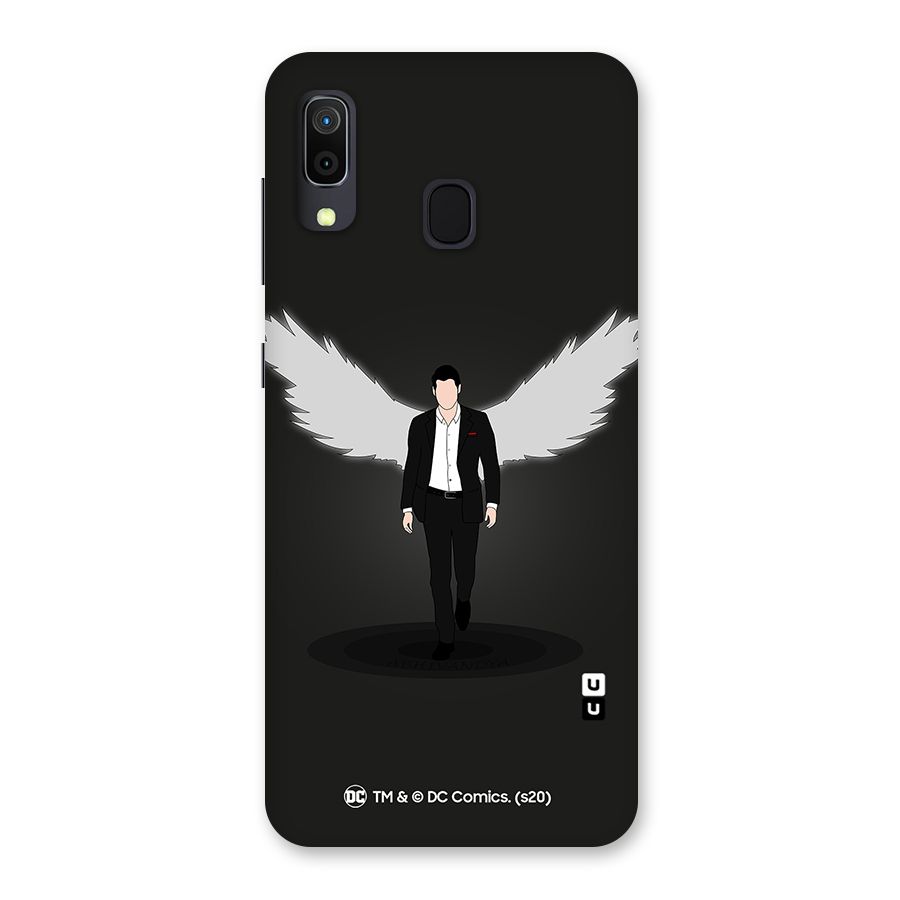Lucifer Minimalistic Archangel Art Back Case for Galaxy A30