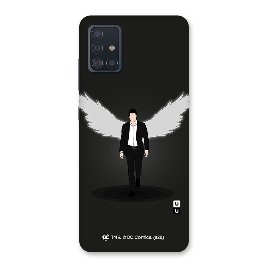 Lucifer Minimalistic Archangel Art Back Case for Galaxy A51