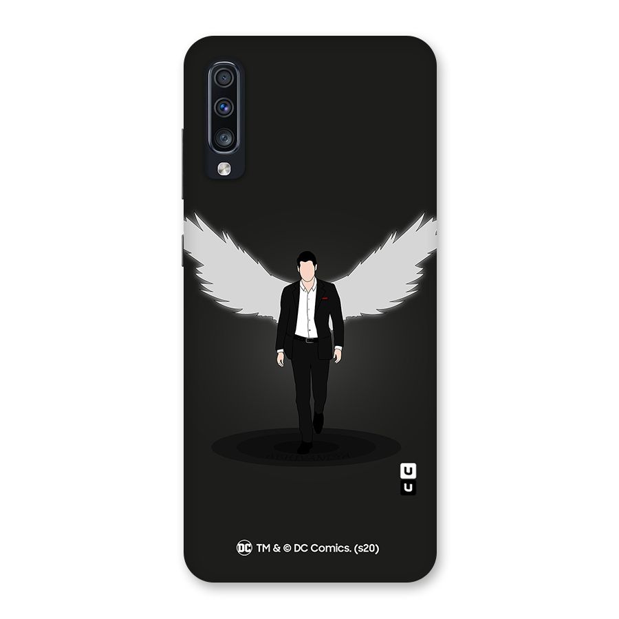 Lucifer Minimalistic Archangel Art Back Case for Galaxy A70