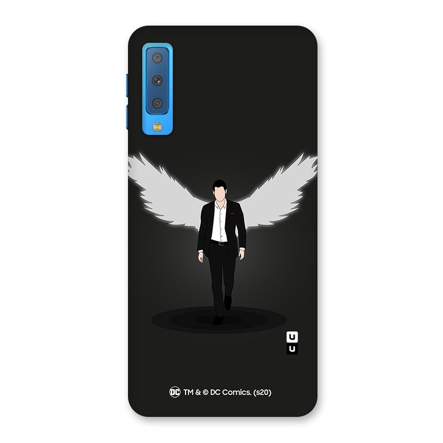 Lucifer Minimalistic Archangel Art Back Case for Galaxy A7 (2018)