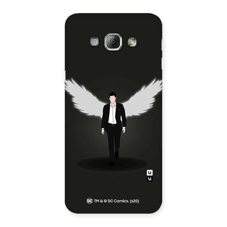 Lucifer Minimalistic Archangel Art Back Case for Galaxy A8
