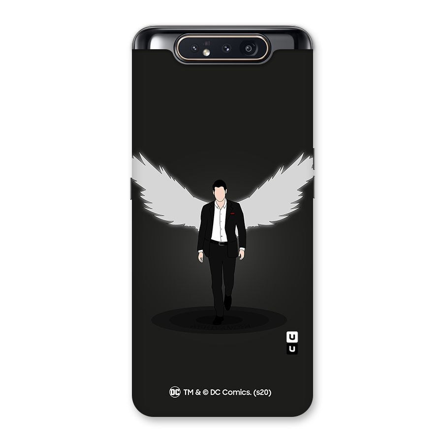 Lucifer Minimalistic Archangel Art Back Case for Galaxy A80