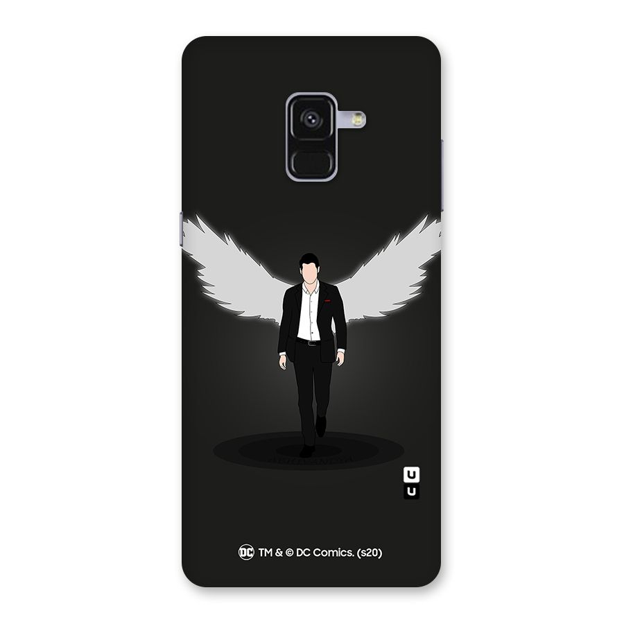Lucifer Minimalistic Archangel Art Back Case for Galaxy A8 Plus
