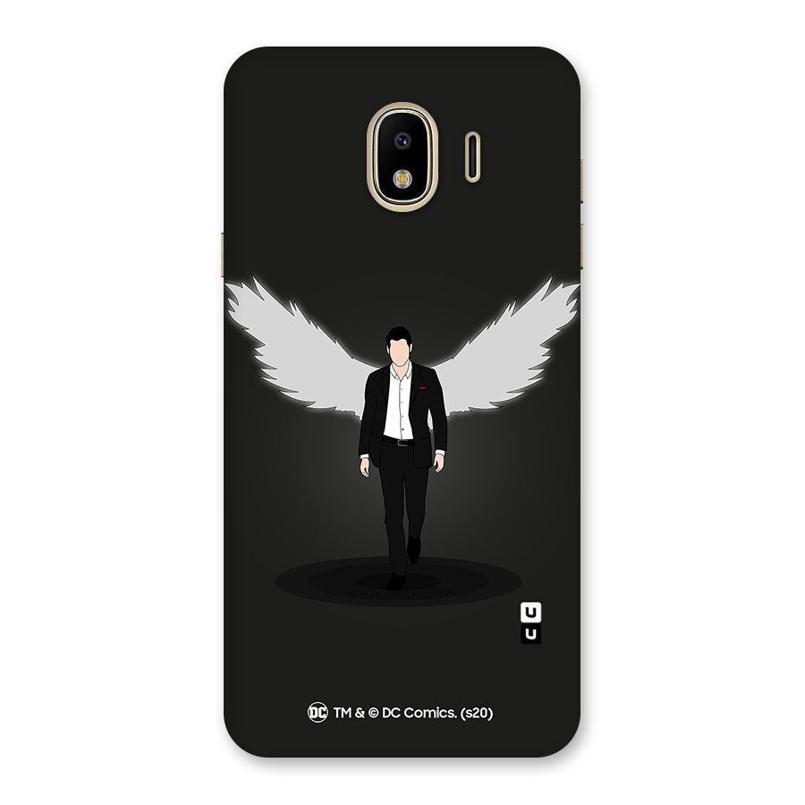 Lucifer Minimalistic Archangel Art Back Case for Galaxy J4