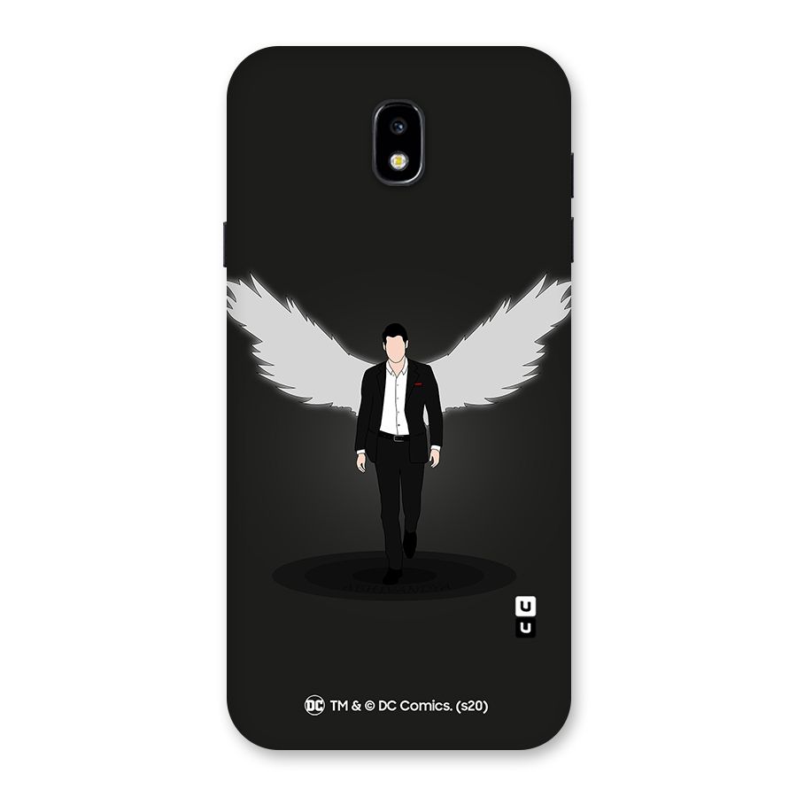 Lucifer Minimalistic Archangel Art Back Case for Galaxy J7 Pro