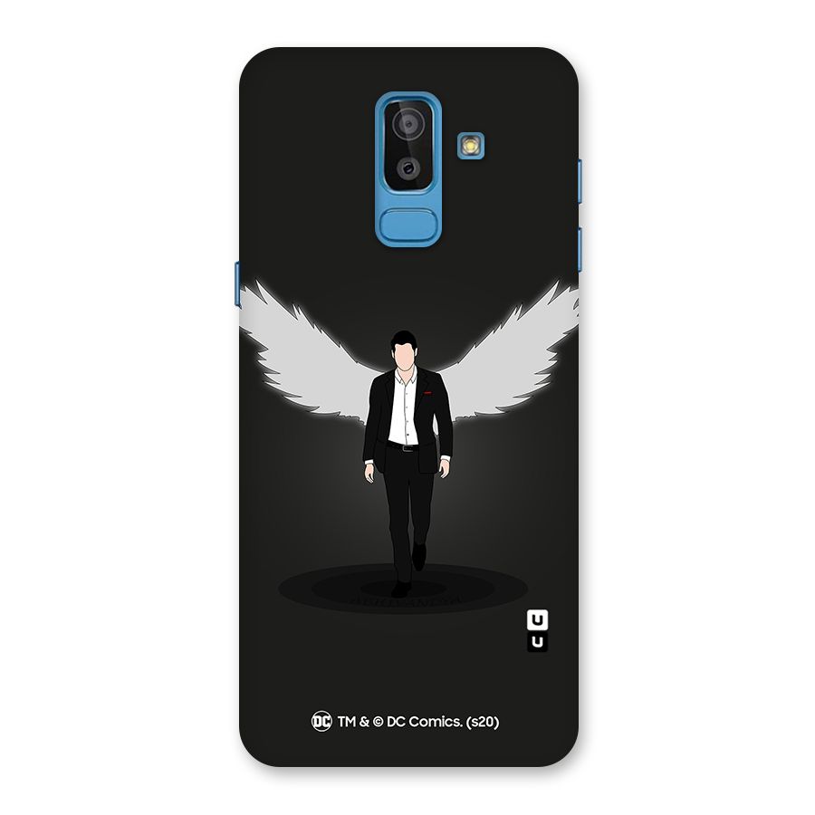 Lucifer Minimalistic Archangel Art Back Case for Galaxy J8