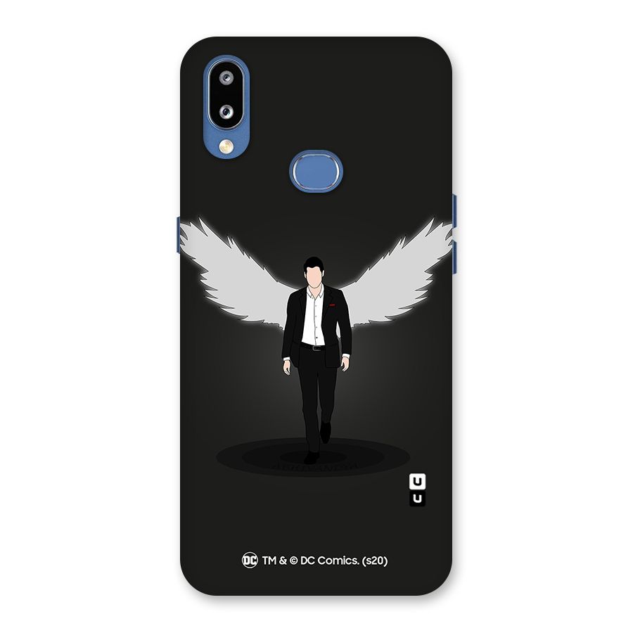 Lucifer Minimalistic Archangel Art Back Case for Galaxy M01s