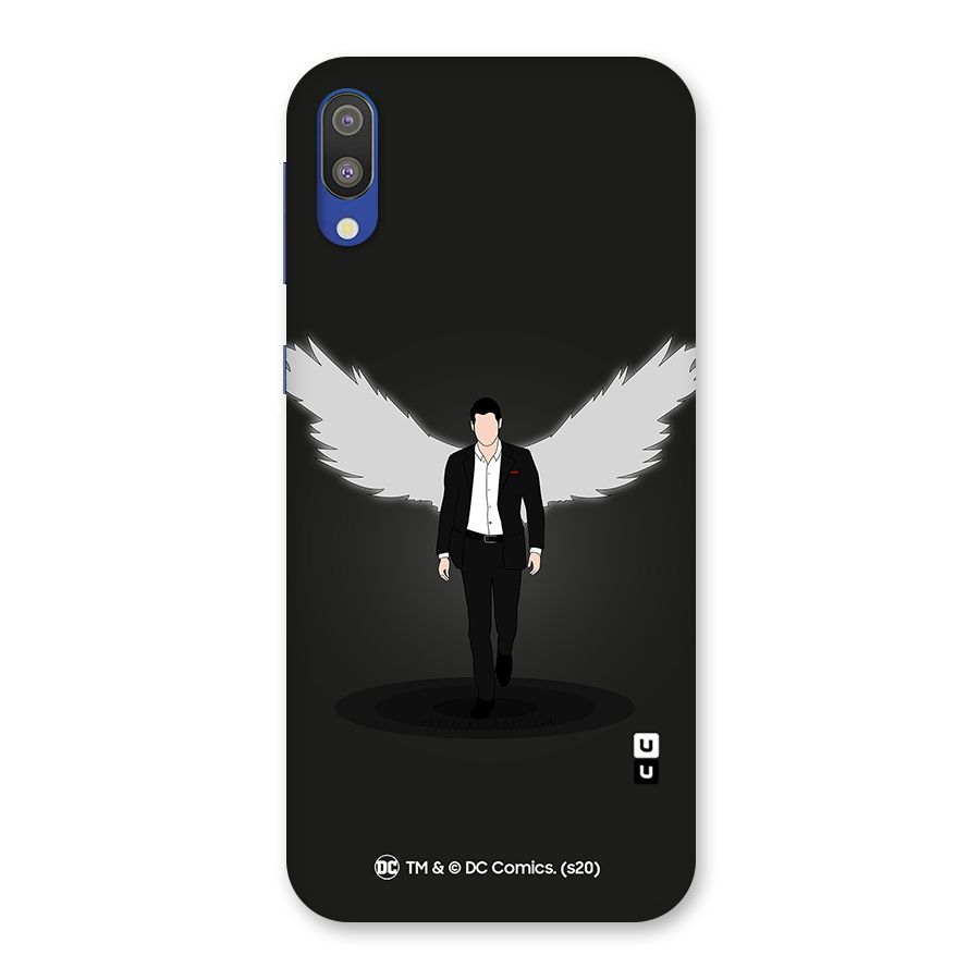 Lucifer Minimalistic Archangel Art Back Case for Galaxy M10
