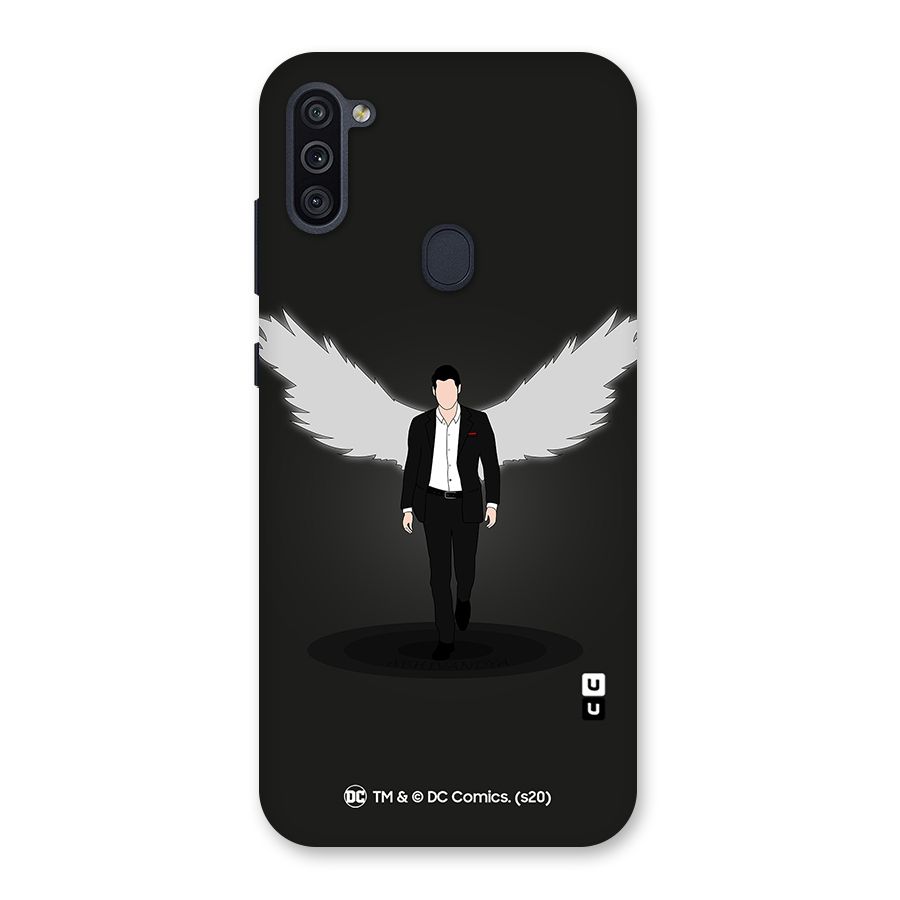 Lucifer Minimalistic Archangel Art Back Case for Galaxy M11