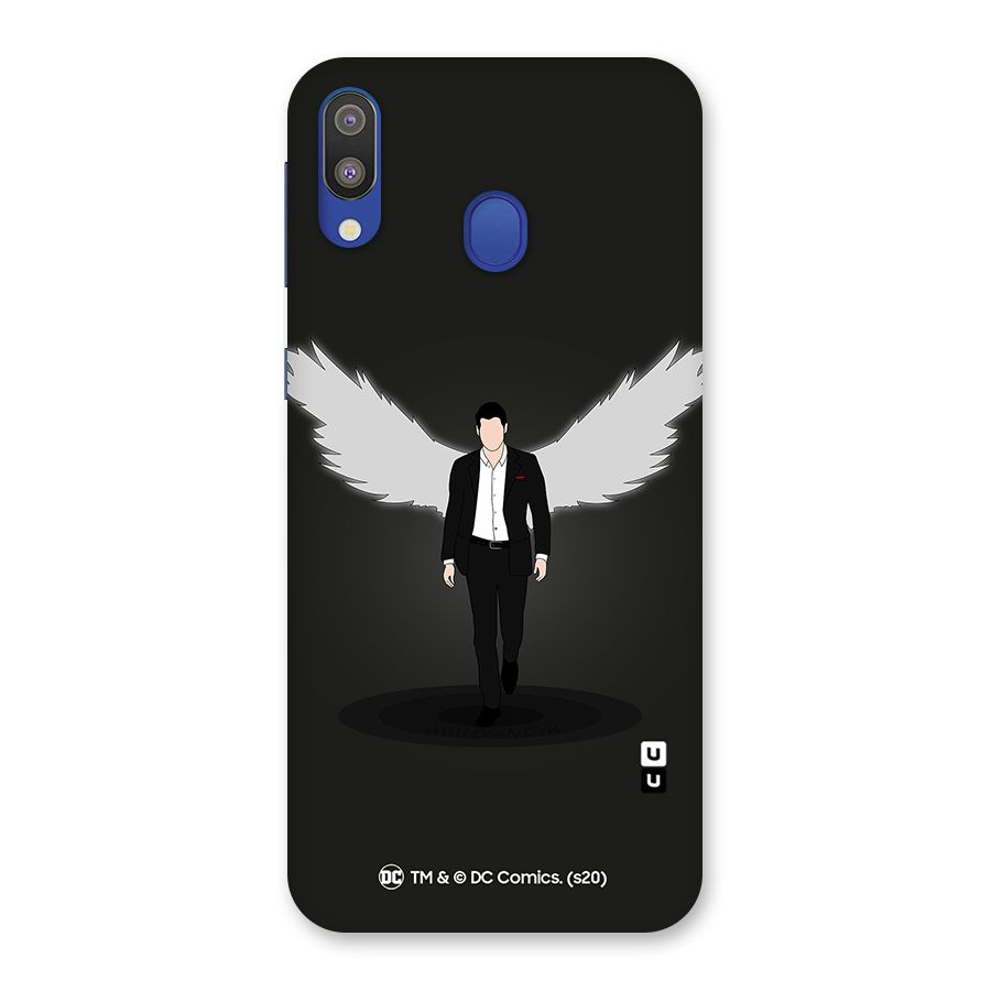 Lucifer Minimalistic Archangel Art Back Case for Galaxy M20