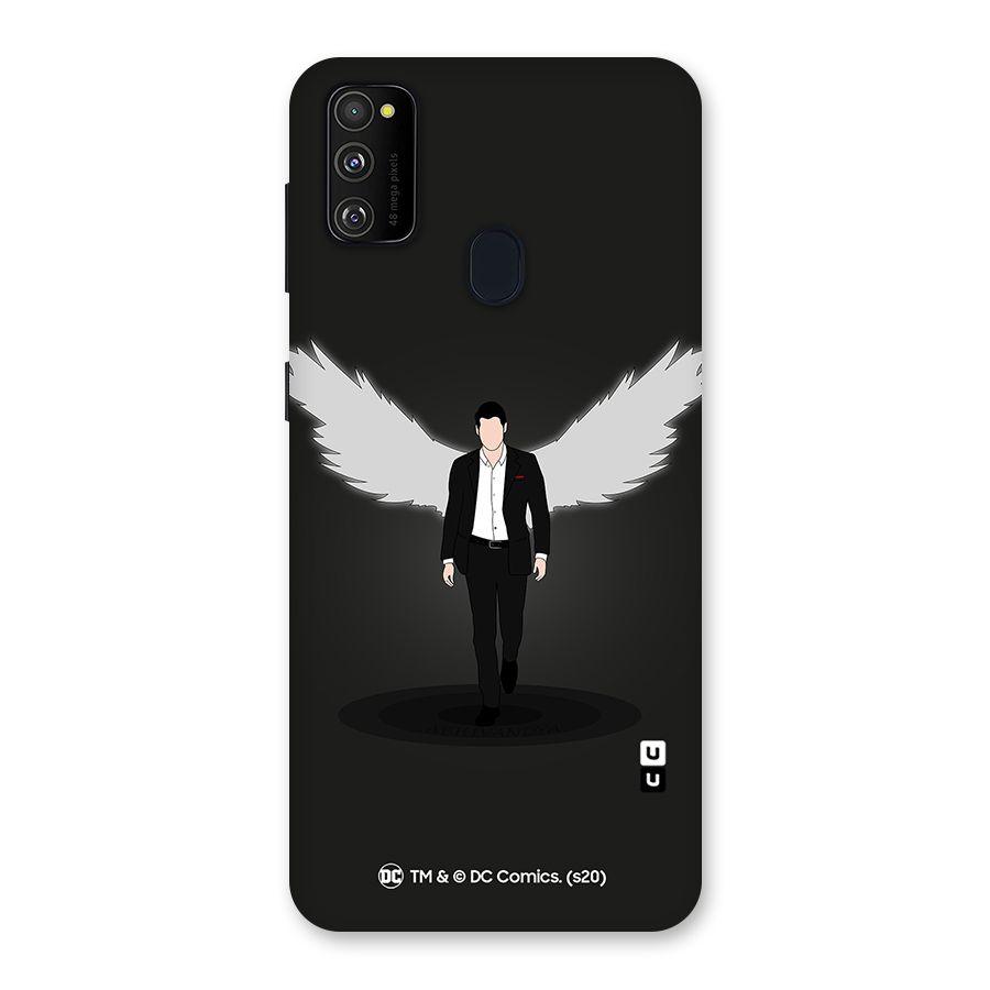 Lucifer Minimalistic Archangel Art Back Case for Galaxy M30s