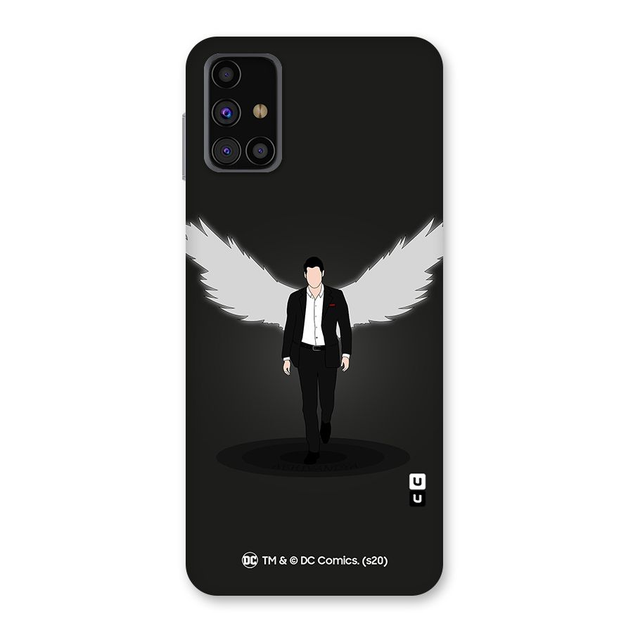 Lucifer Minimalistic Archangel Art Back Case for Galaxy M31s