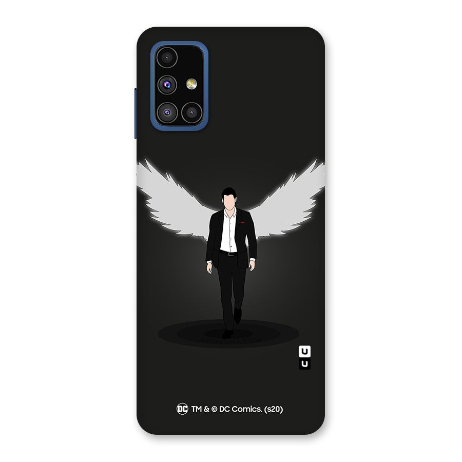 Lucifer Minimalistic Archangel Art Back Case for Galaxy M51