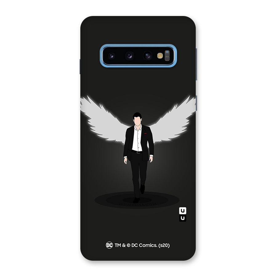 Lucifer Minimalistic Archangel Art Back Case for Galaxy S10