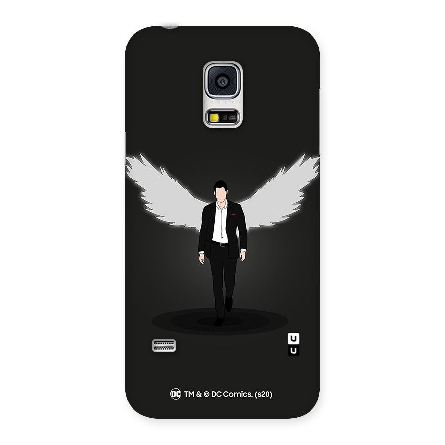Lucifer Minimalistic Archangel Art Back Case for Galaxy S5 Mini