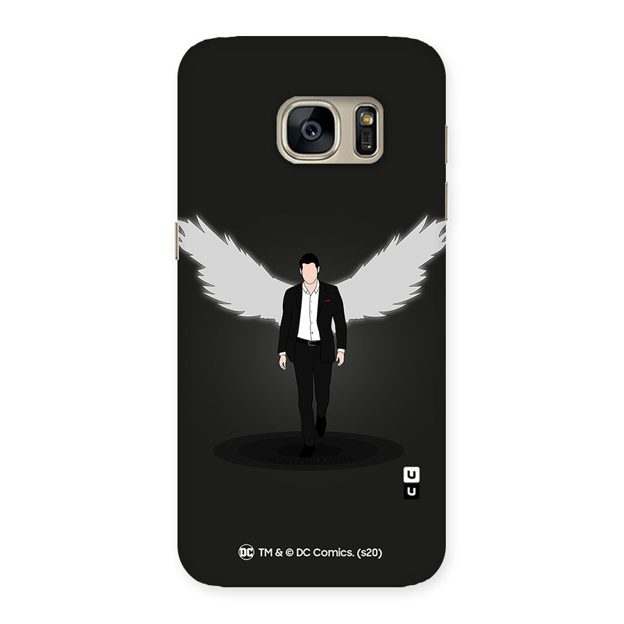 Lucifer Minimalistic Archangel Art Back Case for Galaxy S7