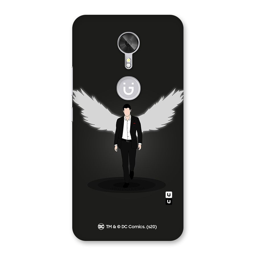 Lucifer Minimalistic Archangel Art Back Case for Gionee A1