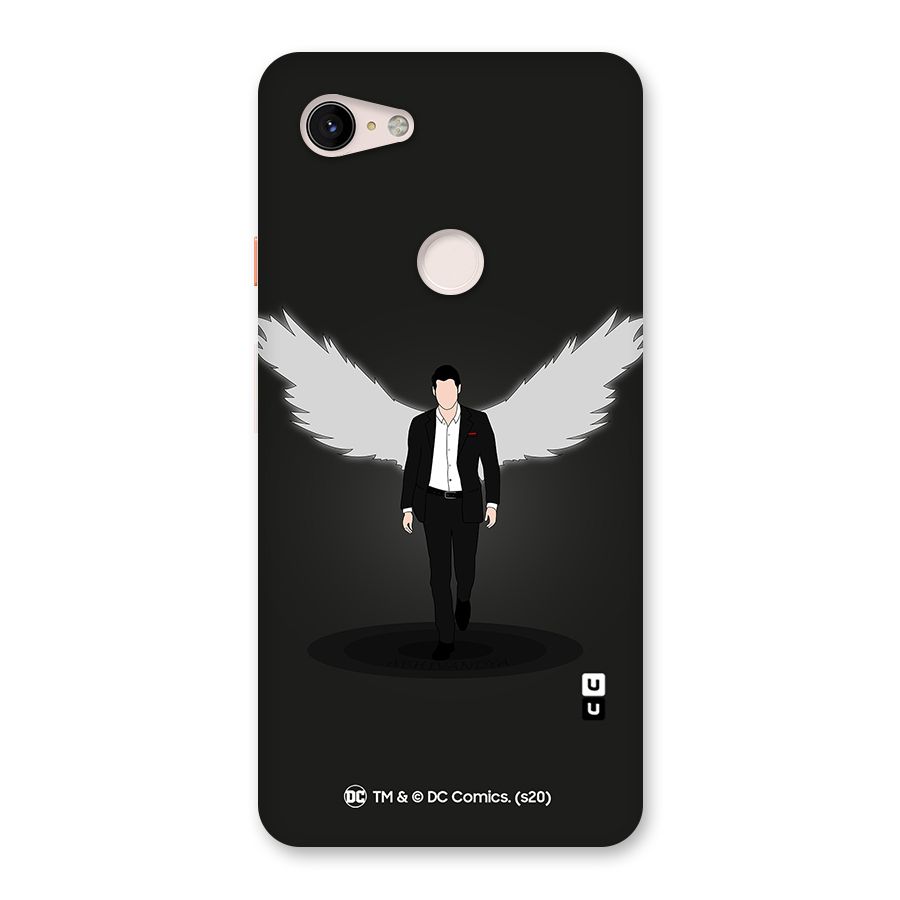 Lucifer Minimalistic Archangel Art Back Case for Google Pixel 3 XL