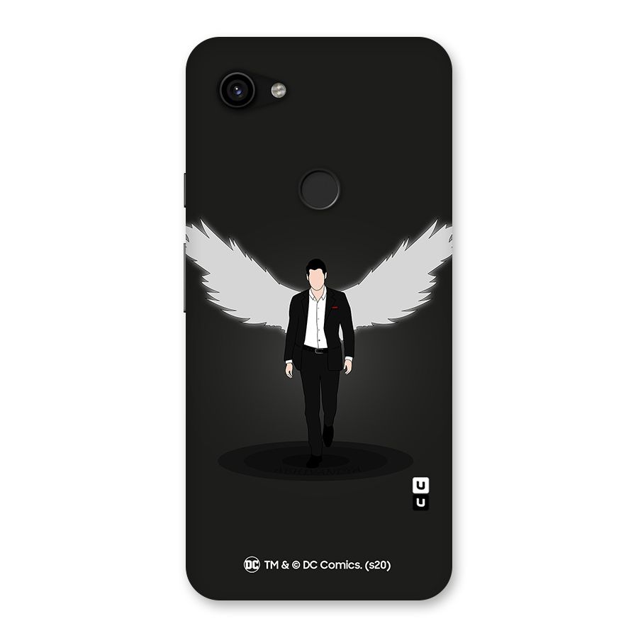 Lucifer Minimalistic Archangel Art Back Case for Google Pixel 3a XL