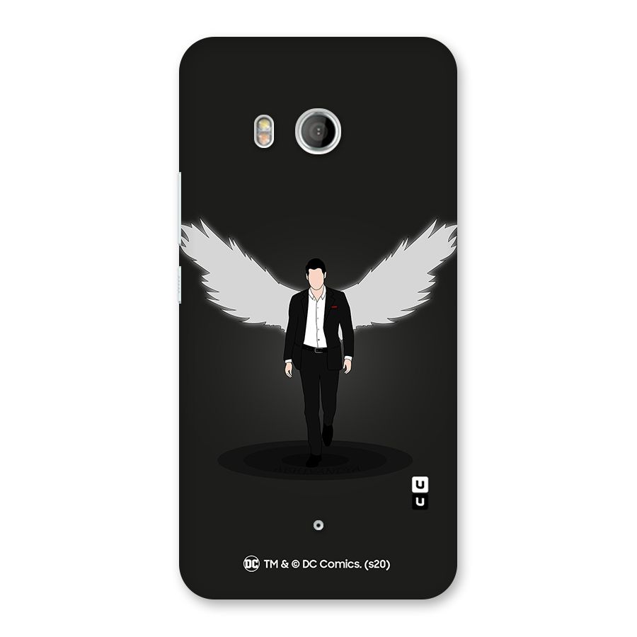 Lucifer Minimalistic Archangel Art Back Case for HTC U11