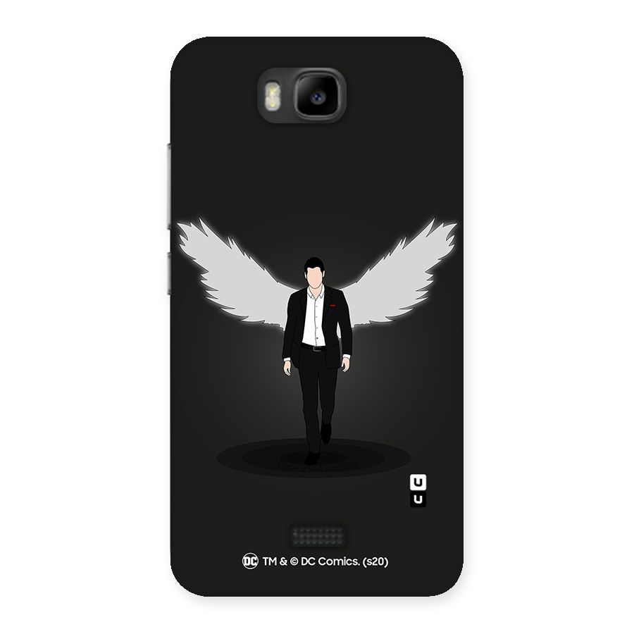 Lucifer Minimalistic Archangel Art Back Case for Honor Bee