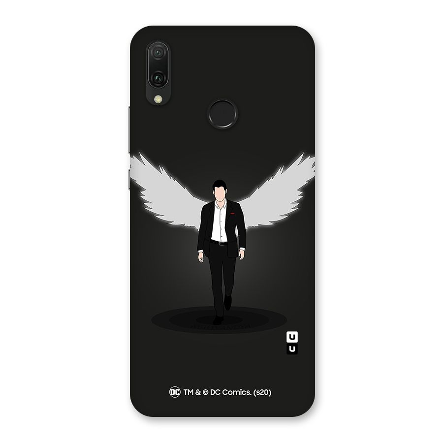 Lucifer Minimalistic Archangel Art Back Case for Huawei Y9 (2019)