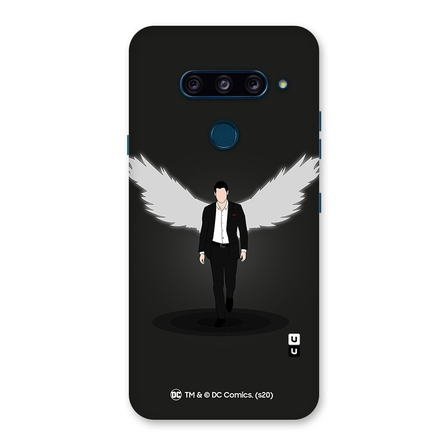 Lucifer Minimalistic Archangel Art Back Case for LG  V40 ThinQ