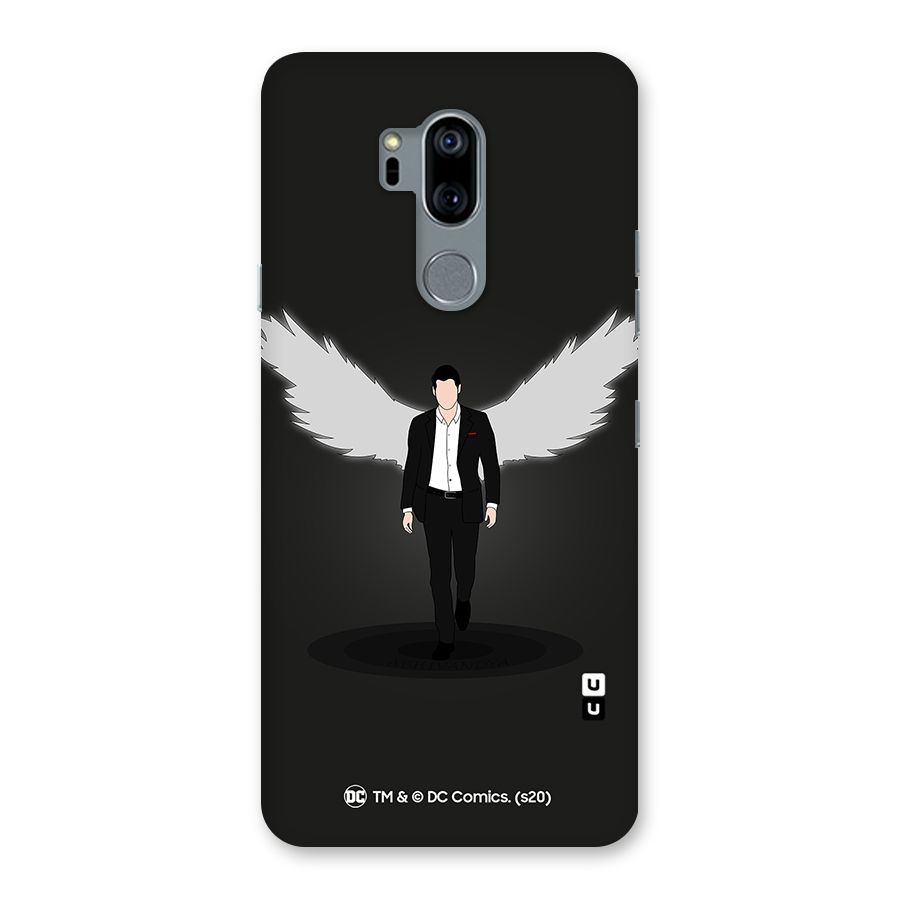 Lucifer Minimalistic Archangel Art Back Case for LG G7