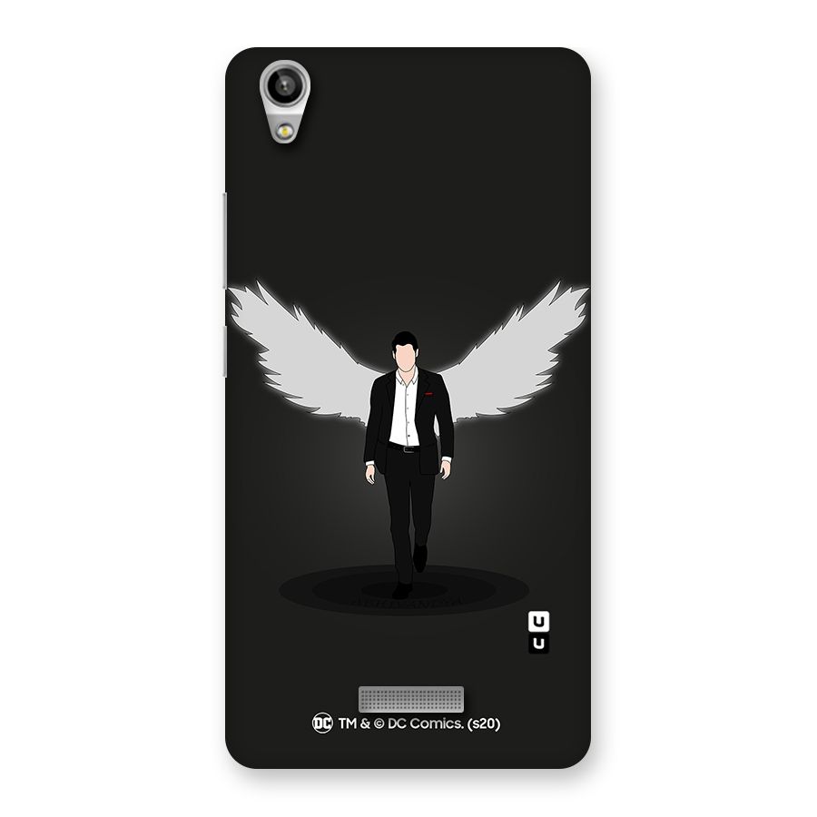 Lucifer Minimalistic Archangel Art Back Case for Lava-Pixel-V1