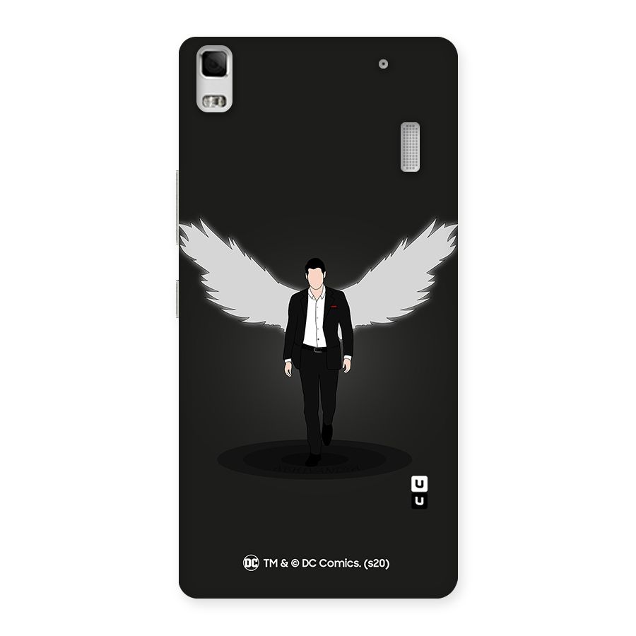 Lucifer Minimalistic Archangel Art Back Case for Lenovo A7000
