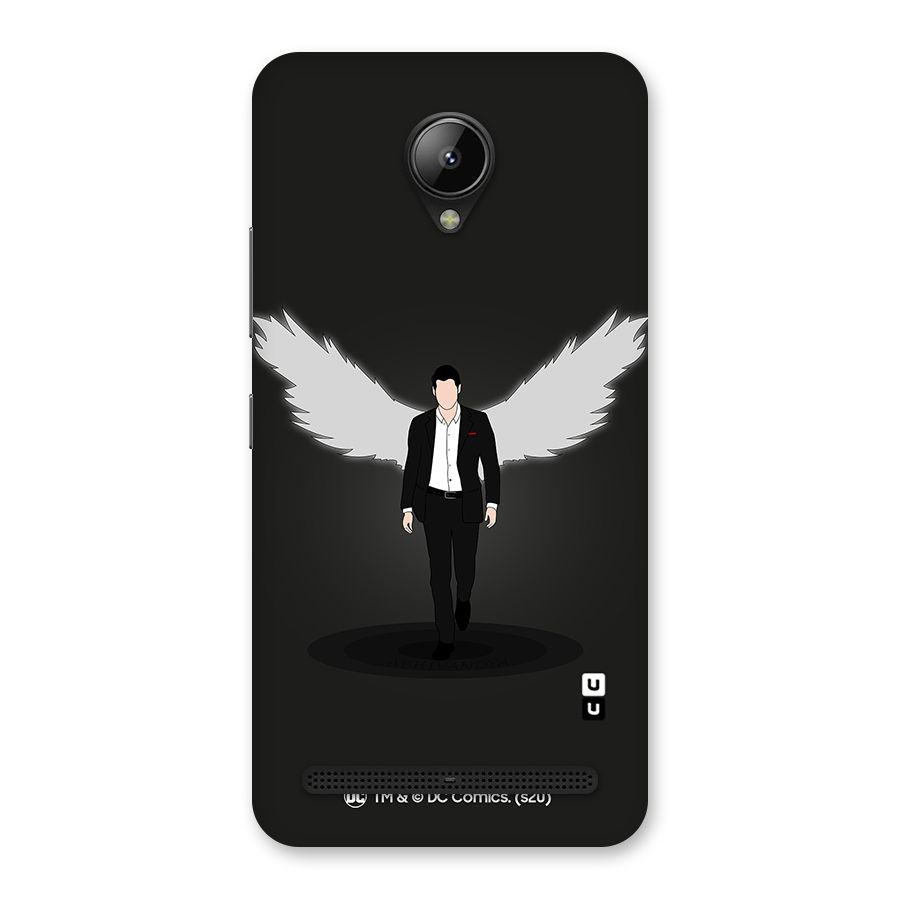 Lucifer Minimalistic Archangel Art Back Case for Lenovo C2