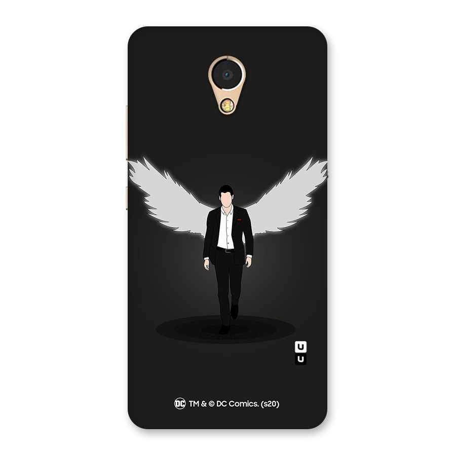 Lucifer Minimalistic Archangel Art Back Case for Lenovo P2