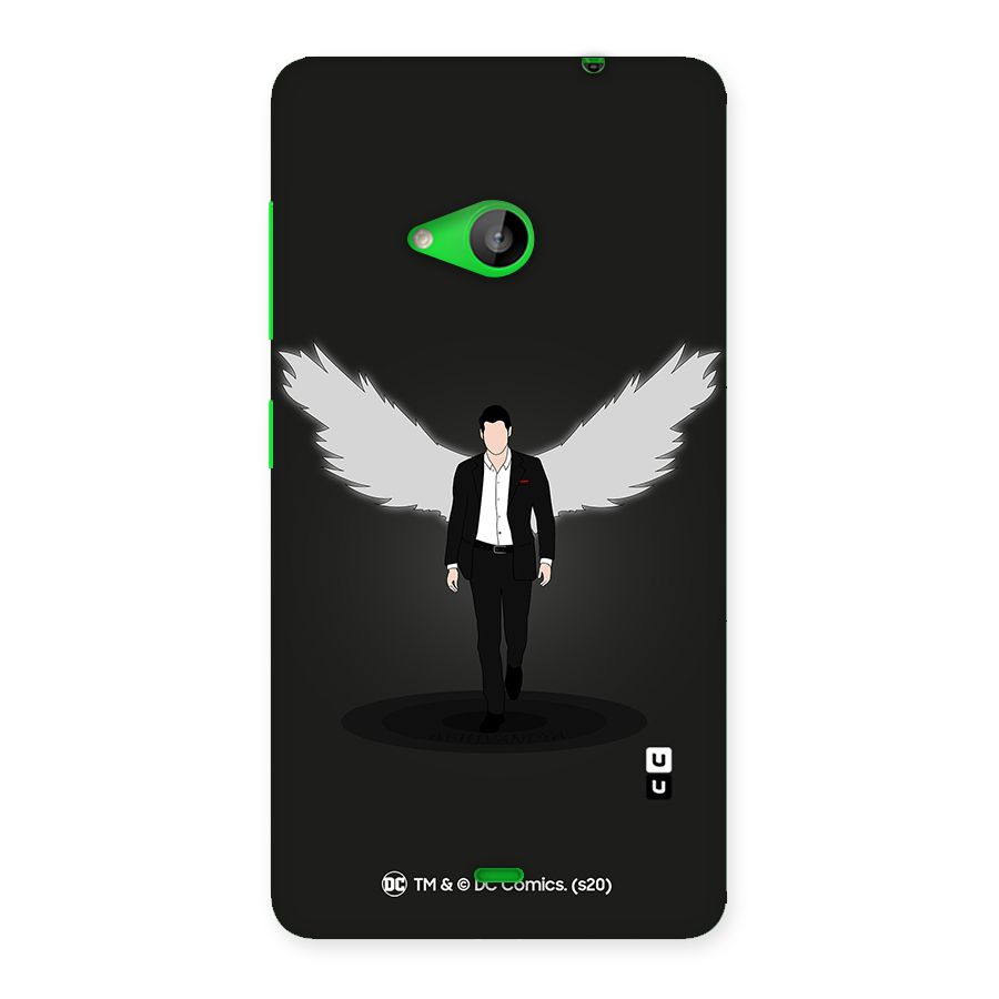 Lucifer Minimalistic Archangel Art Back Case for Lumia 535