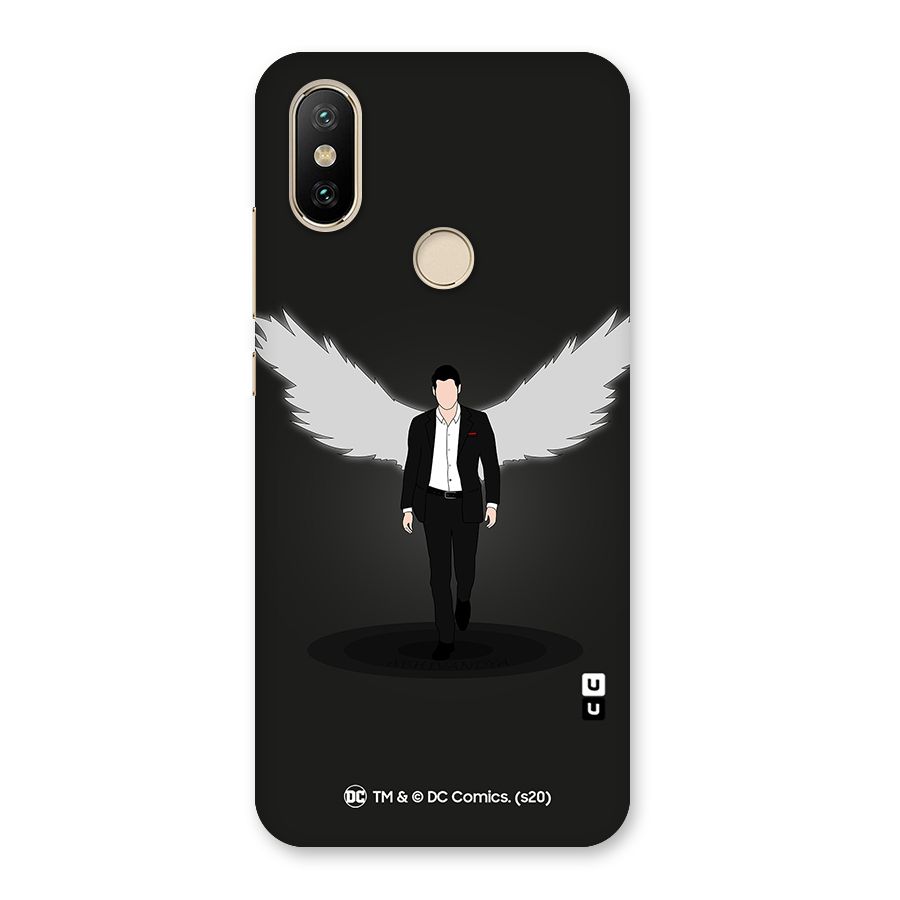 Lucifer Minimalistic Archangel Art Back Case for Mi A2