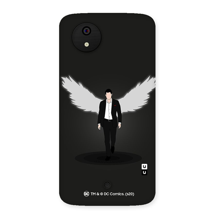 Lucifer Minimalistic Archangel Art Back Case for Micromax Canvas A1