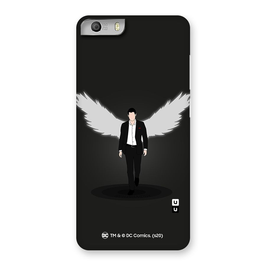 Lucifer Minimalistic Archangel Art Back Case for Micromax Canvas Knight 2