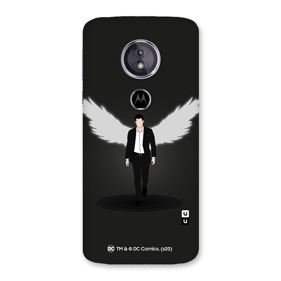 Lucifer Minimalistic Archangel Art Back Case for Moto E5