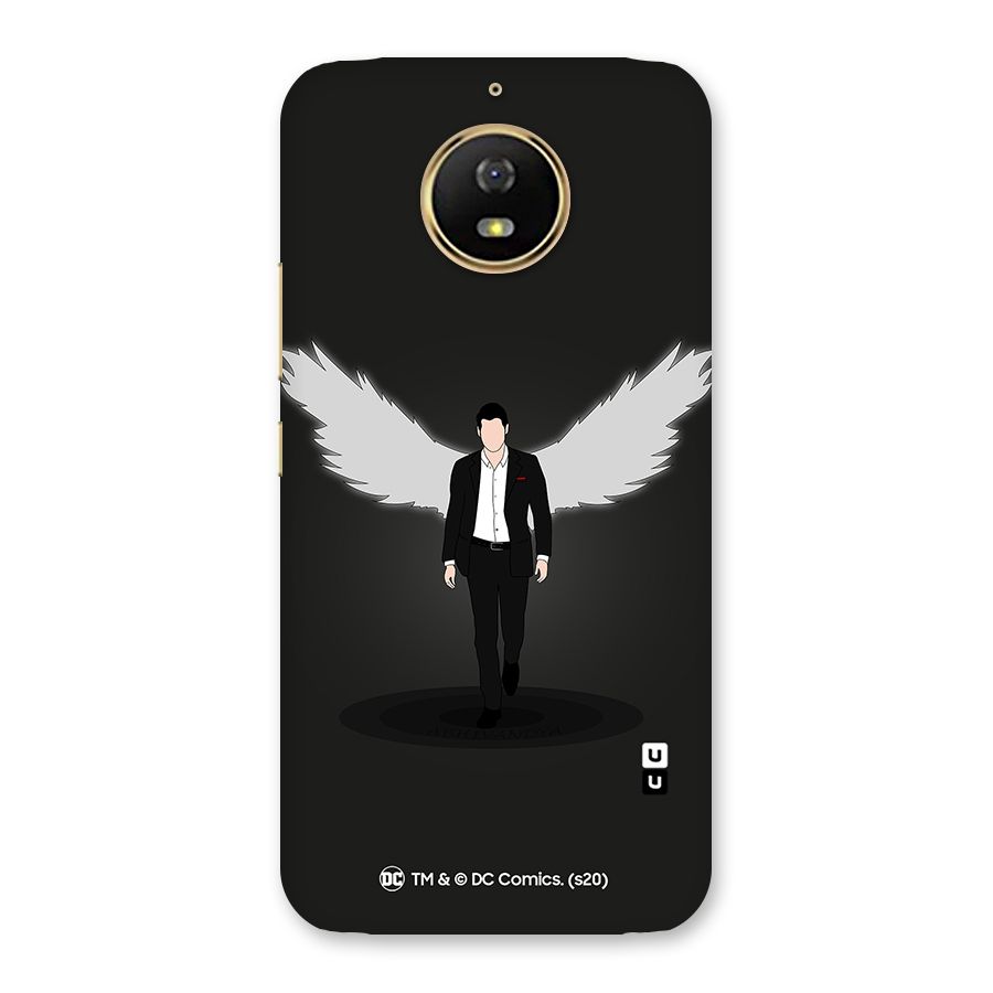 Lucifer Minimalistic Archangel Art Back Case for Moto G5s