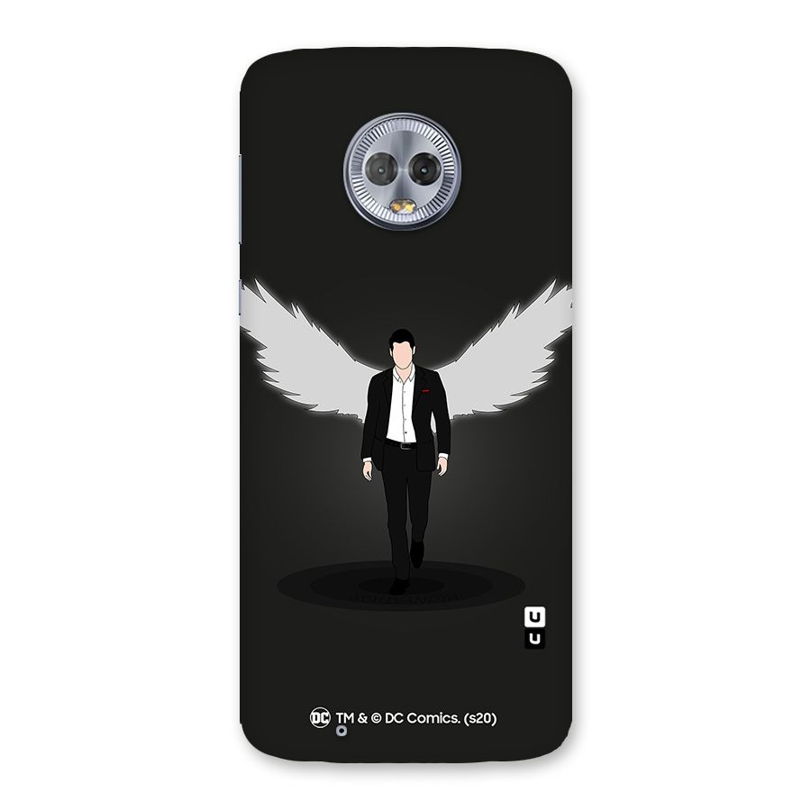Lucifer Minimalistic Archangel Art Back Case for Moto G6