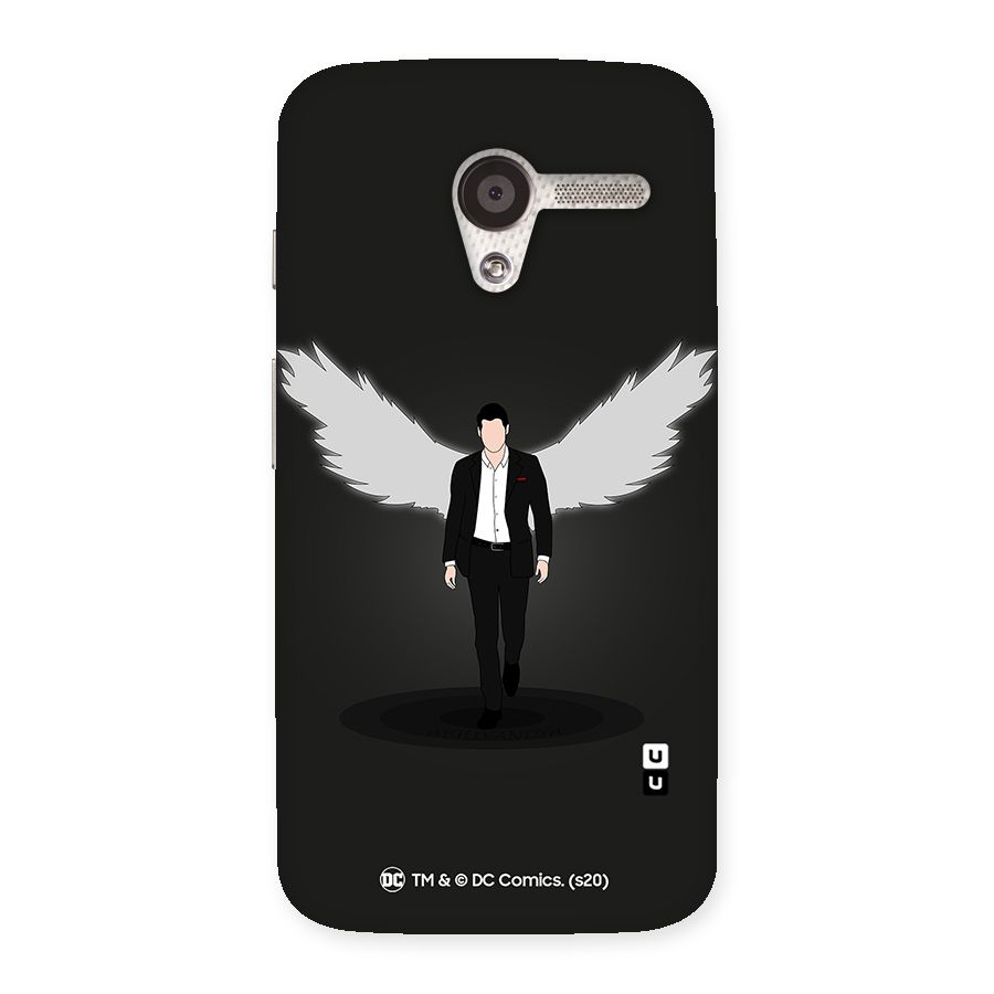 Lucifer Minimalistic Archangel Art Back Case for Moto X