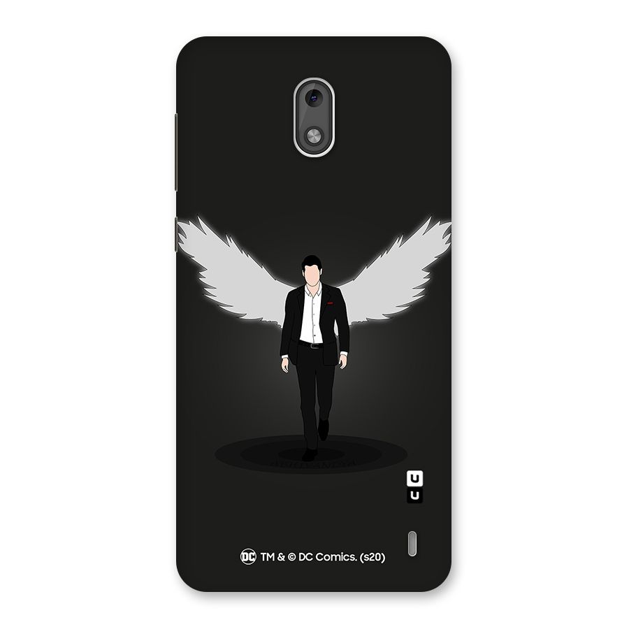 Lucifer Minimalistic Archangel Art Back Case for Nokia 2