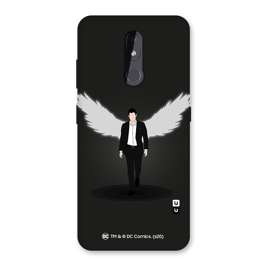 Lucifer Minimalistic Archangel Art Back Case for Nokia 3.2
