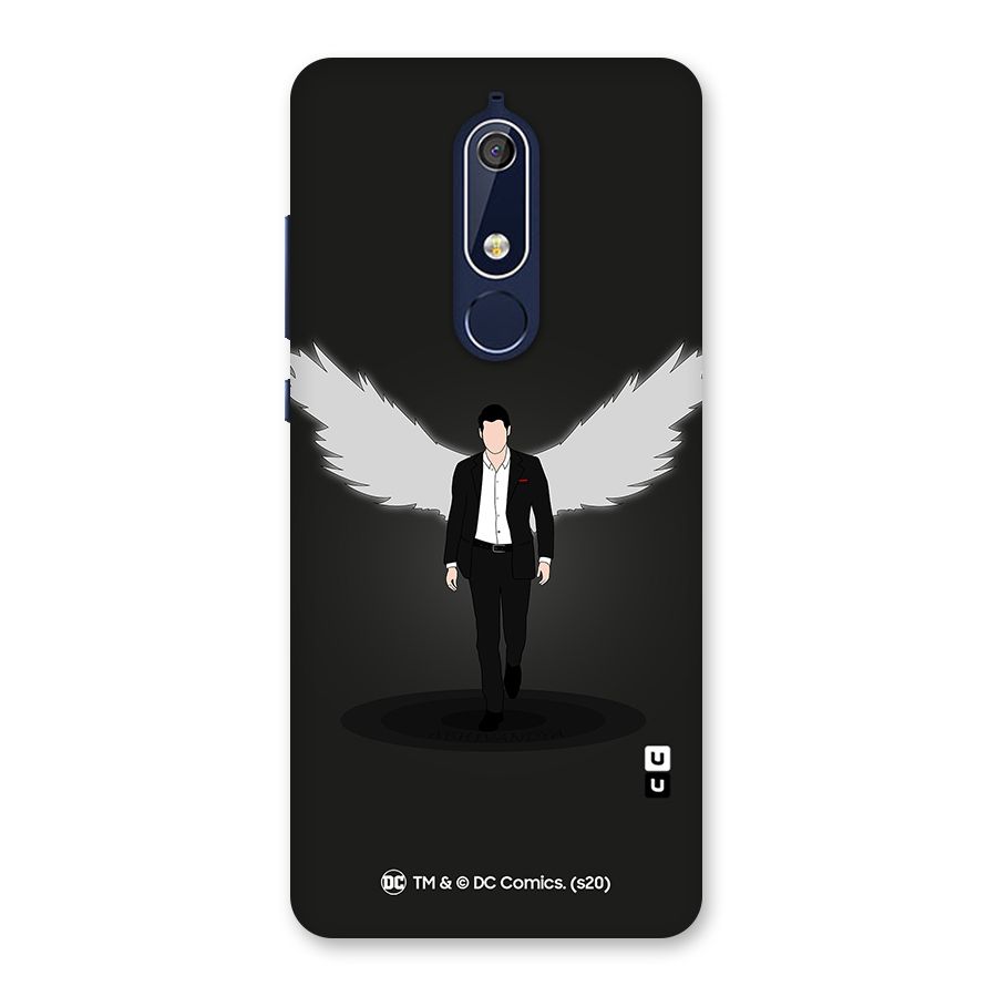 Lucifer Minimalistic Archangel Art Back Case for Nokia 5.1