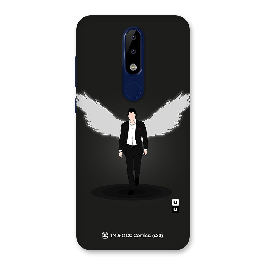 Lucifer Minimalistic Archangel Art Back Case for Nokia 5.1 Plus