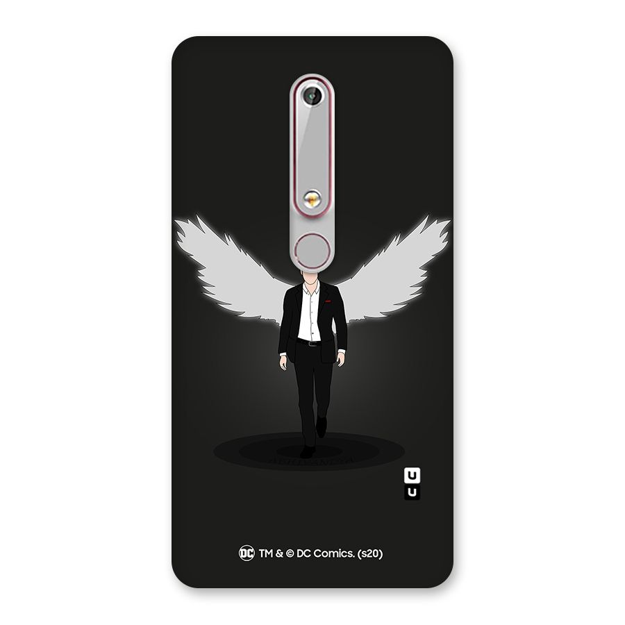 Lucifer Minimalistic Archangel Art Back Case for Nokia 6.1