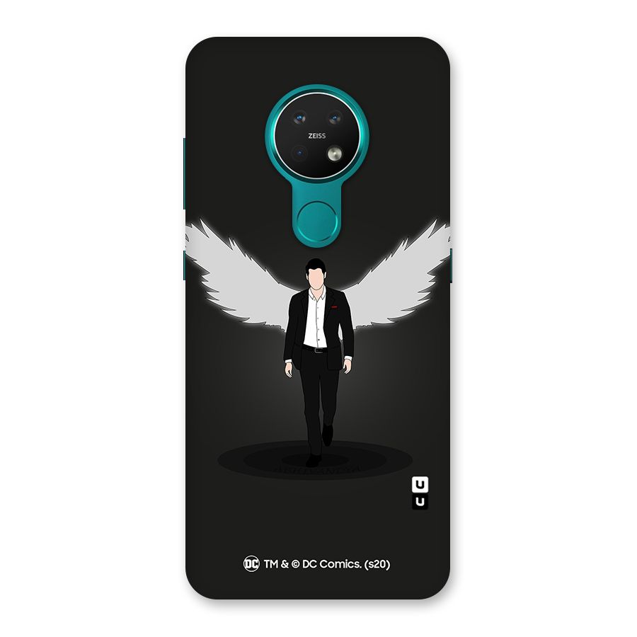 Lucifer Minimalistic Archangel Art Back Case for Nokia 7.2